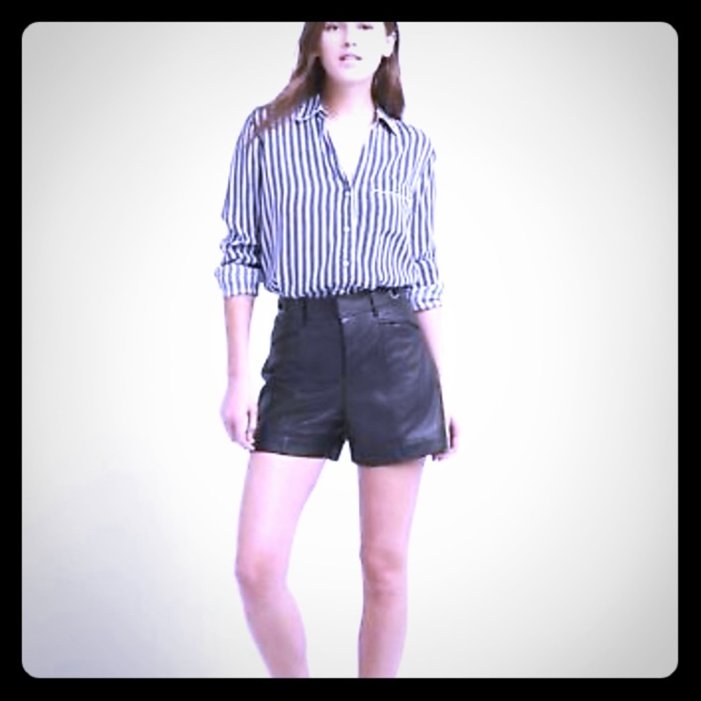 NWT Gap Leather Shorts - 14